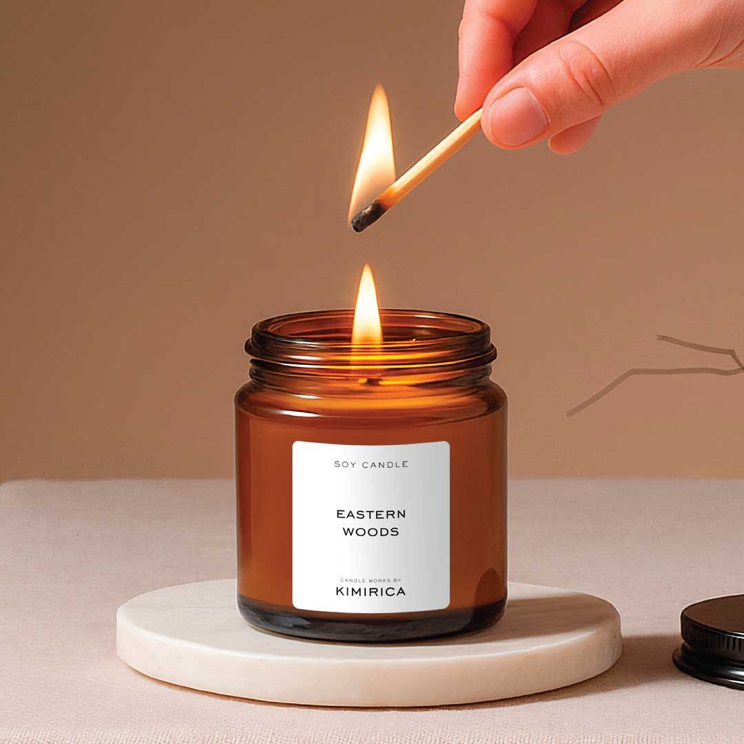 Eastern Woods Scented Candle 80g
