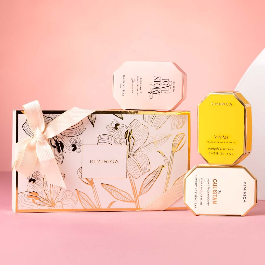 Luxury soap trio gift set