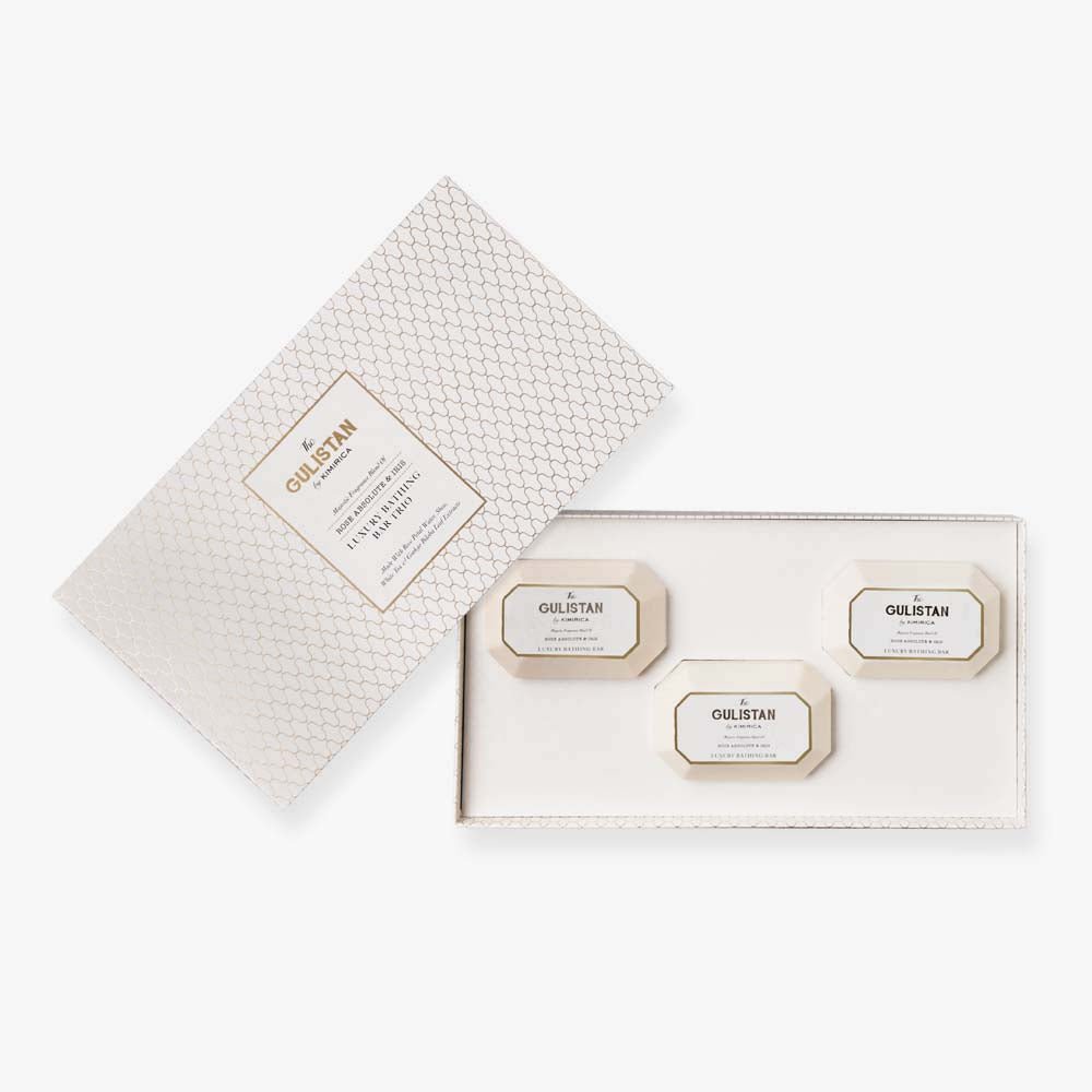 The Gulistan Set of Three Handcrafted Soaps